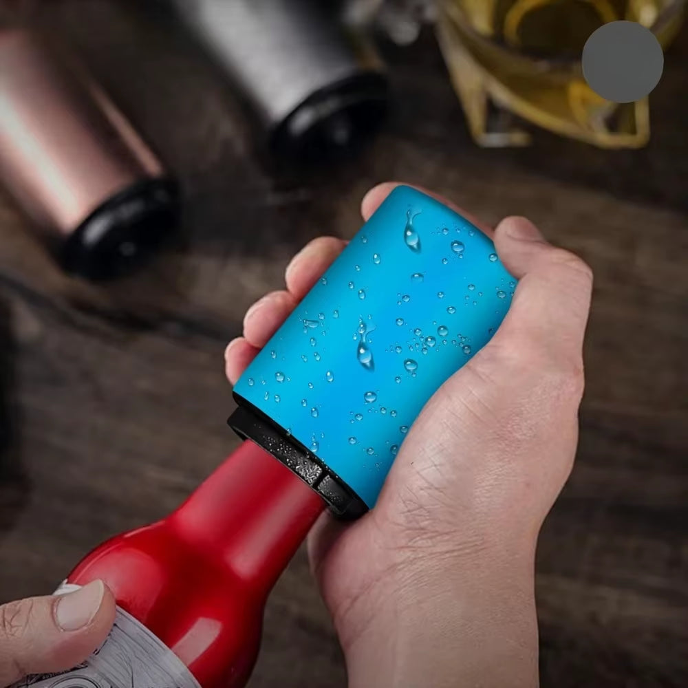 1-3Pcs Stainless Steel Beer Bottle Opener Automatic Magnet Beer Opener Stainless Steel Push down Opener Wine Kitchen Bar Tools