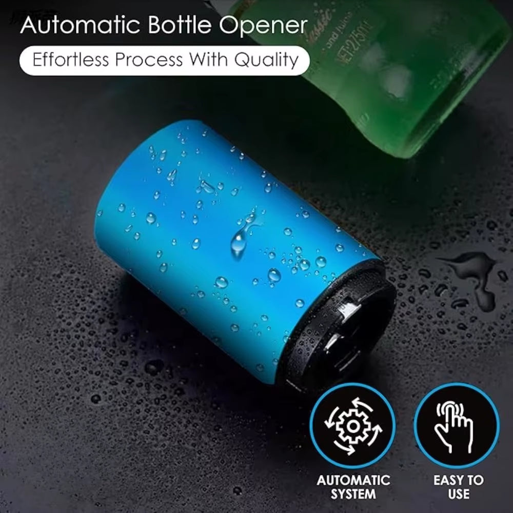 1-3Pcs Stainless Steel Beer Bottle Opener Automatic Magnet Beer Opener Stainless Steel Push down Opener Wine Kitchen Bar Tools