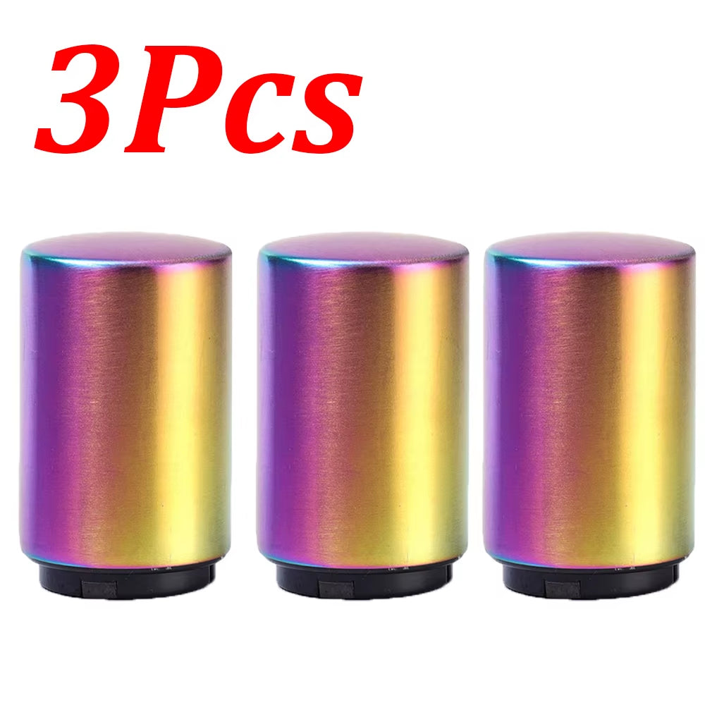 1-3Pcs Stainless Steel Beer Bottle Opener Automatic Magnet Beer Opener Stainless Steel Push down Opener Wine Kitchen Bar Tools